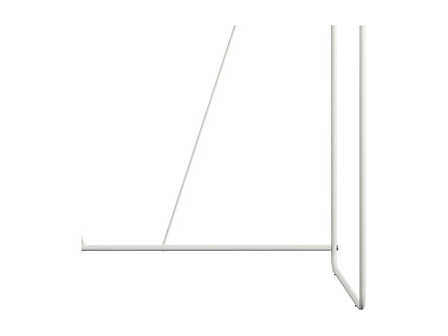 Skandi Design Schreibtisch mit Bügelgestell Metall