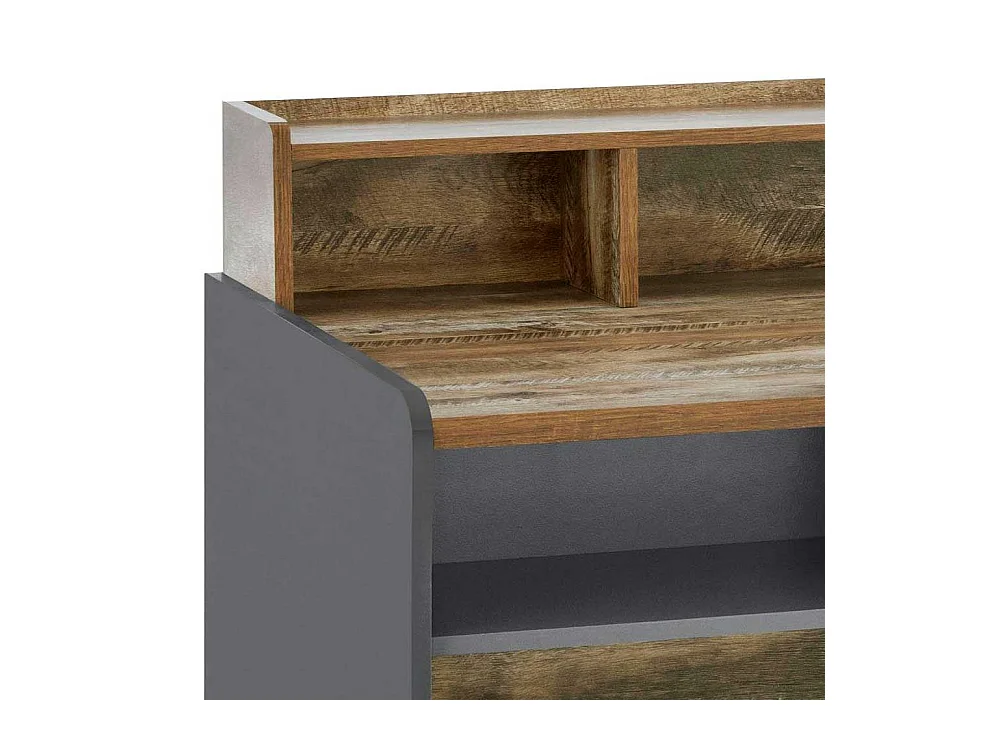 Schreibtisch mit Stauraum in modernem Design 120 cm breit