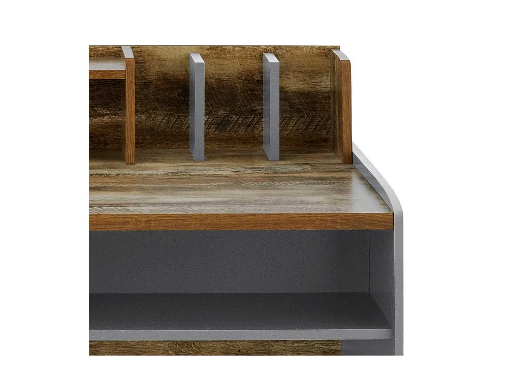 Schreibtisch mit Stauraum in modernem Design 120 cm breit