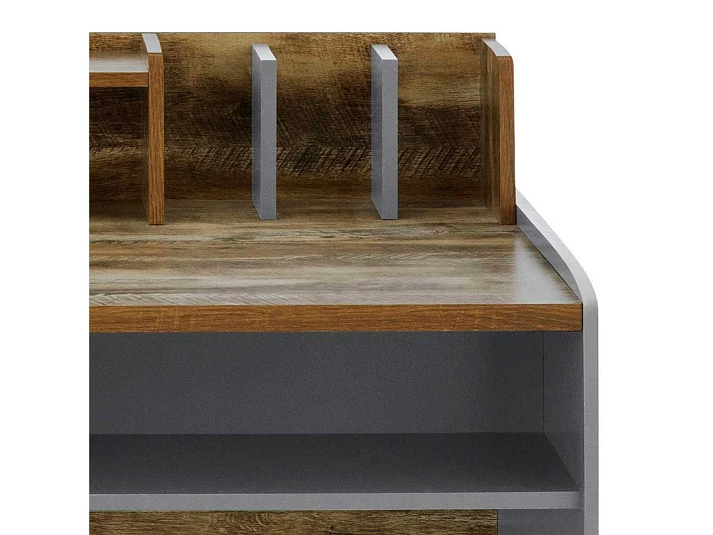 Schreibtisch mit Stauraum in modernem Design 120 cm breit