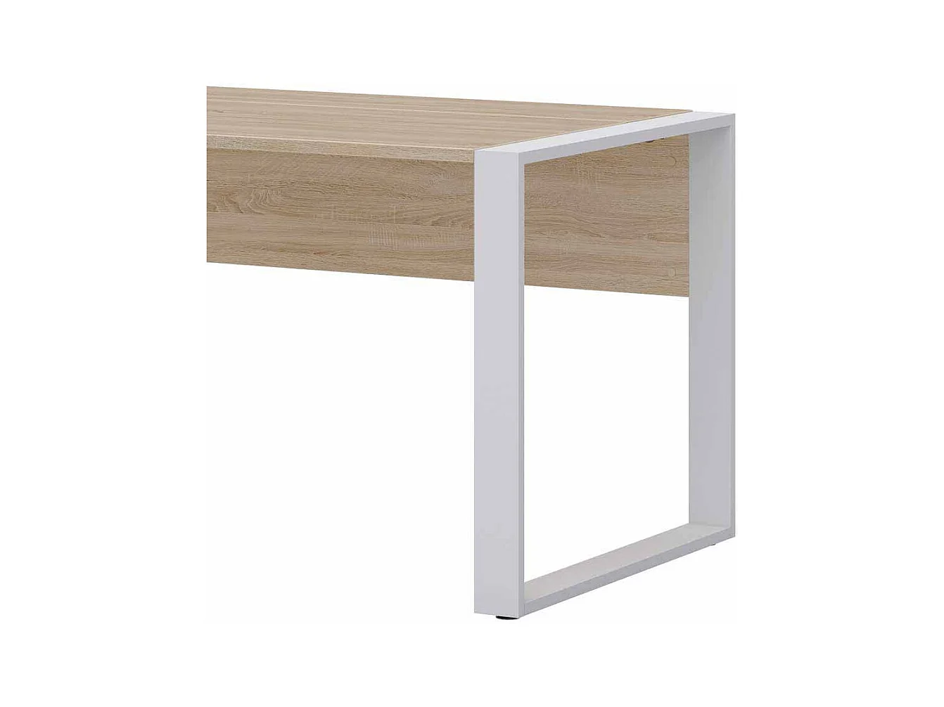 Computer Schreibtisch in Sonoma Eiche Wei�