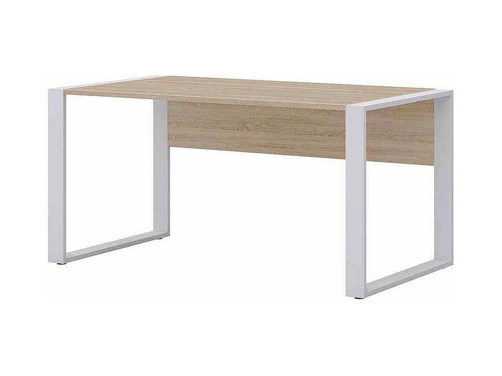 Computer Schreibtisch in Sonoma Eiche Wei�