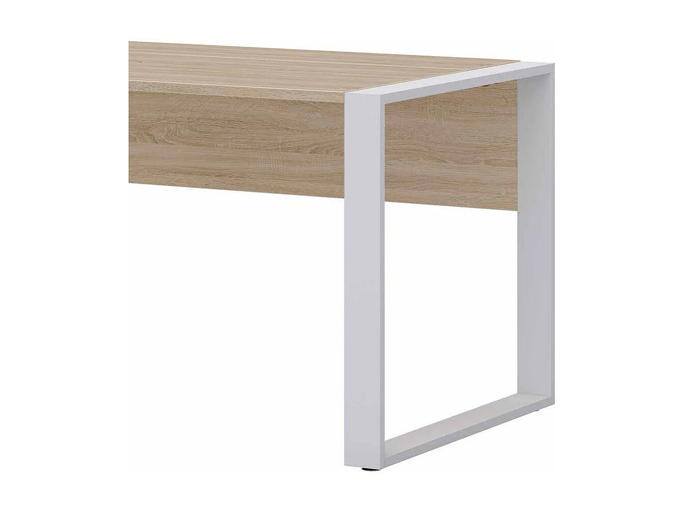 Computer Schreibtisch in Sonoma Eiche Wei�