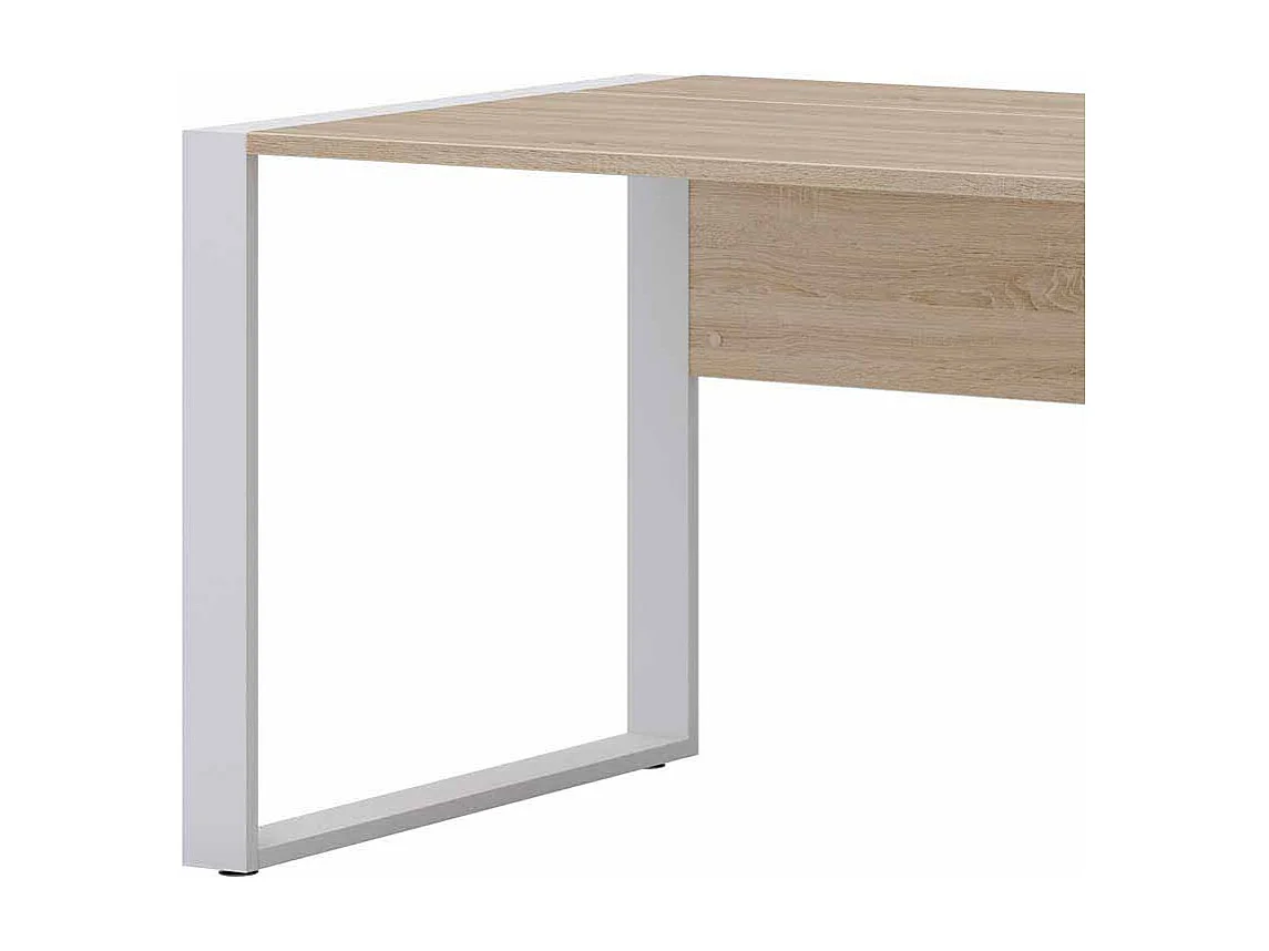 Computer Schreibtisch in Sonoma Eiche Wei�