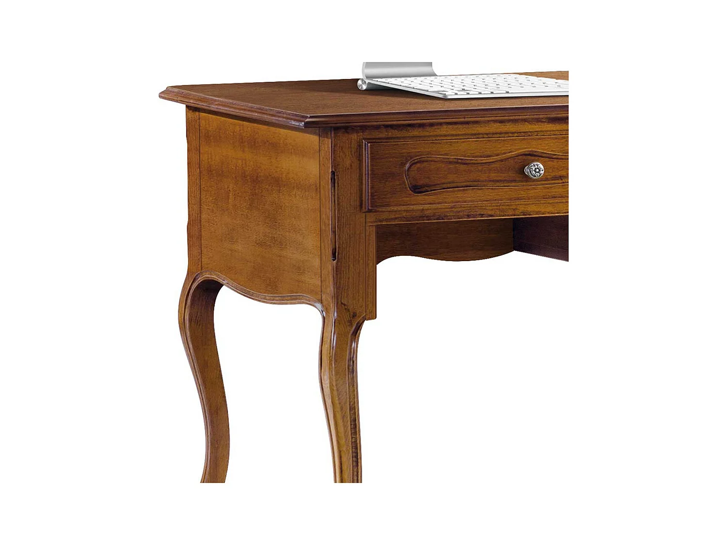 Designschreibtisch in Nussbaumfarben italienischen Design