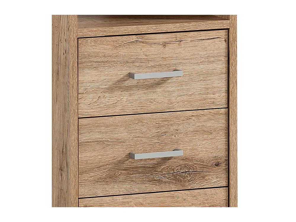 Schreibtisch Bürotisch mit Holzwerkstoff Oberfläche und Metallgriffen