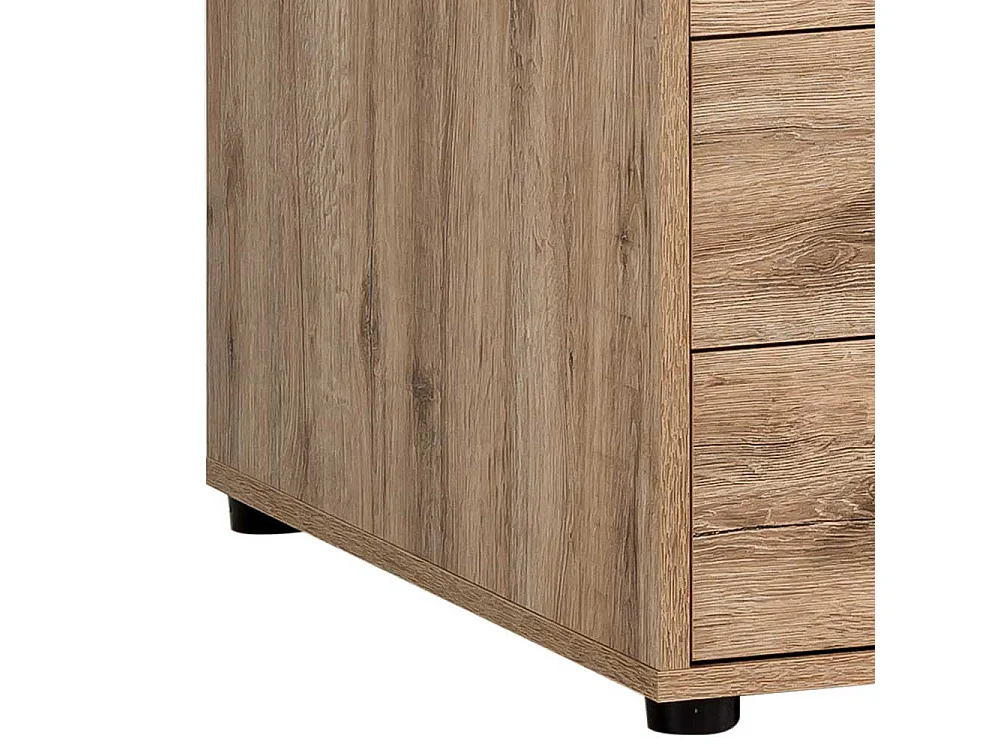 Schreibtisch Bürotisch mit Holzwerkstoff Oberfläche und Metallgriffen