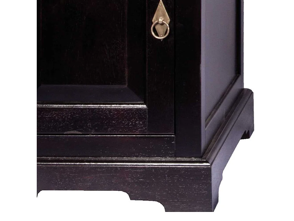 Computer-Schreibtisch aus Akazie Massivholz Kolonialstil