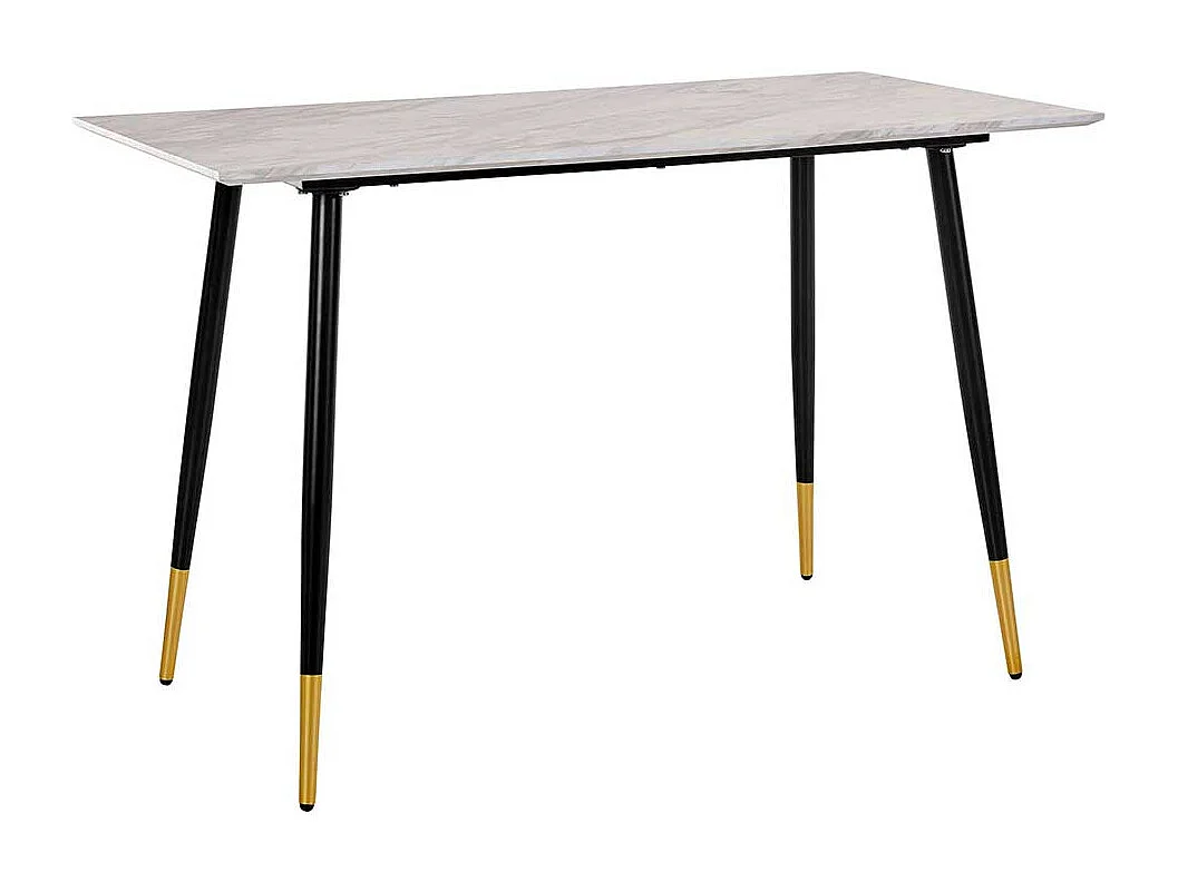 Retro Stil Schreibtisch 110 cm breit Vierfußgestell