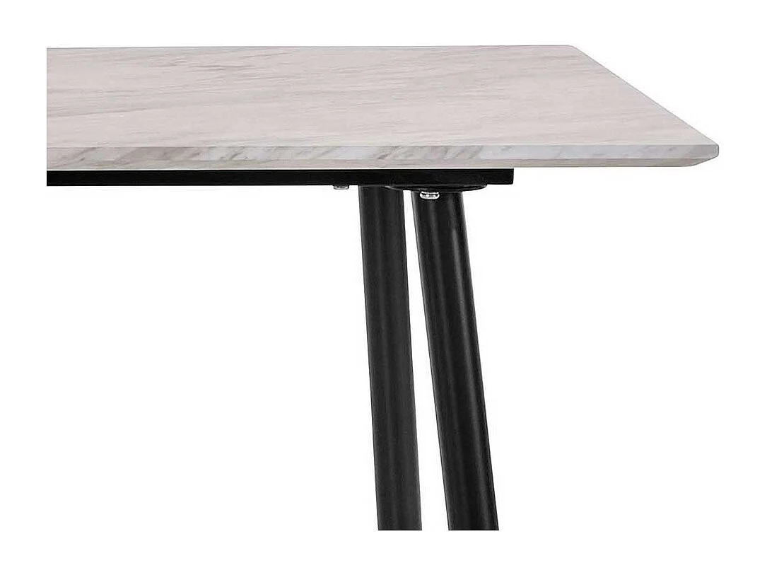 Retro Stil Schreibtisch 110 cm breit Vierfußgestell