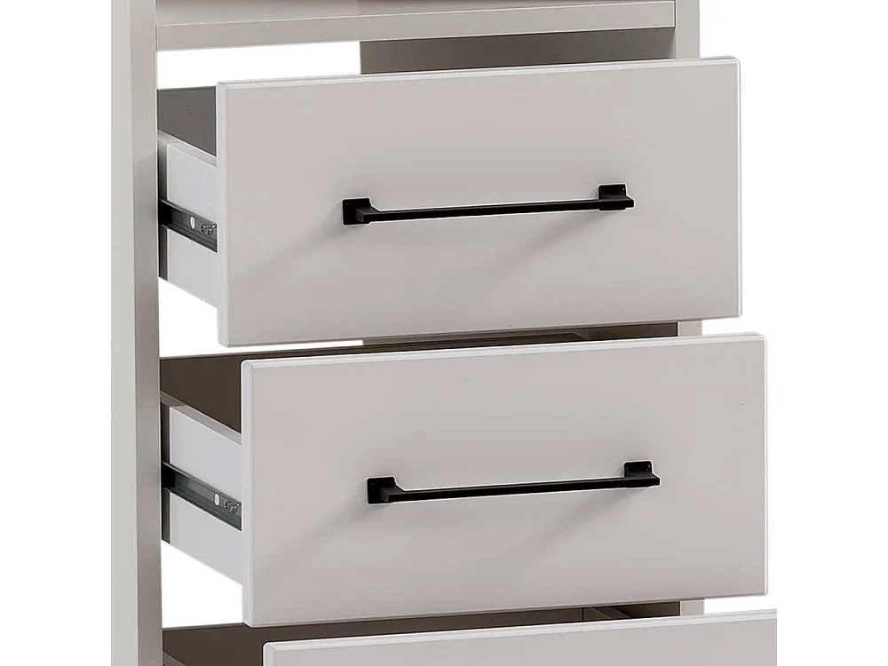 Schreibtisch Bürotisch mit drei Schubladen und Tür