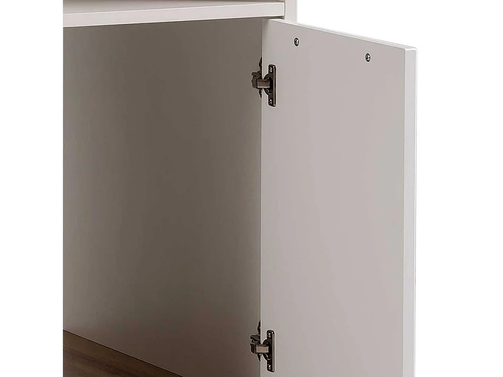 Schreibtisch Bürotisch mit drei Schubladen und Tür