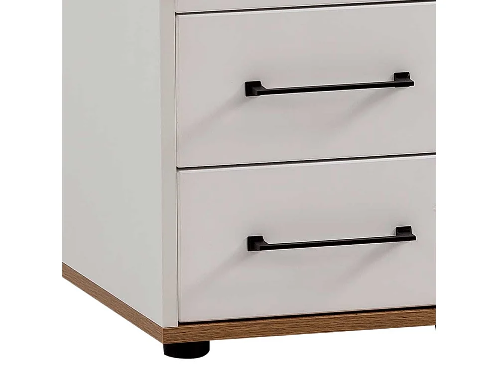 Schreibtisch Bürotisch mit drei Schubladen und Tür