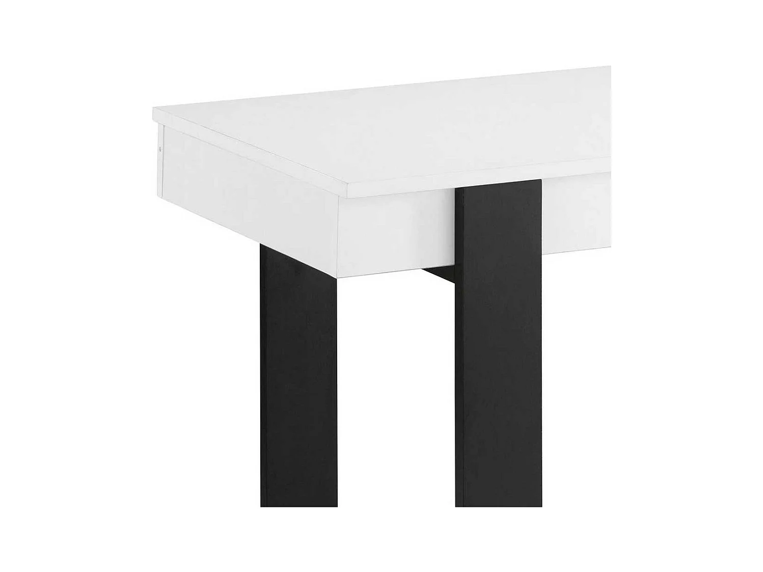 Moderner Design Schreibtisch 110 cm breit Bügelgestell