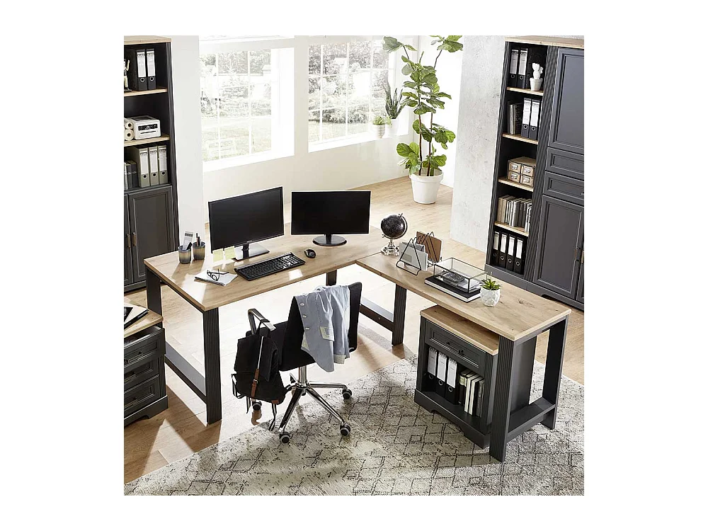 Eckschreibtisch im Landhausstil 200x160 cm