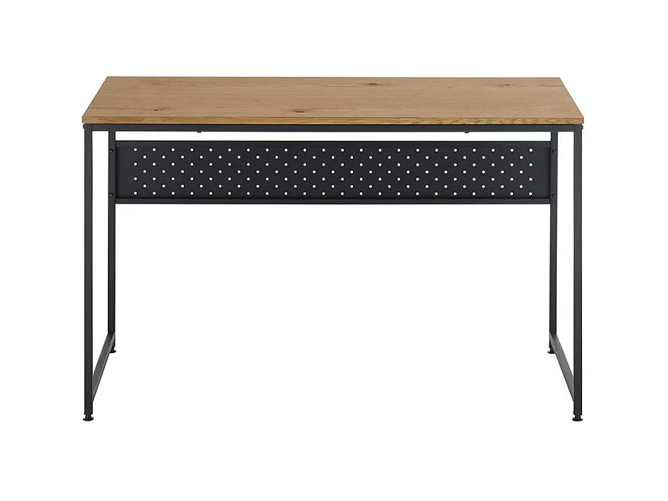 Bürotisch im Industry und Loft Stil Metall Bügelgestell