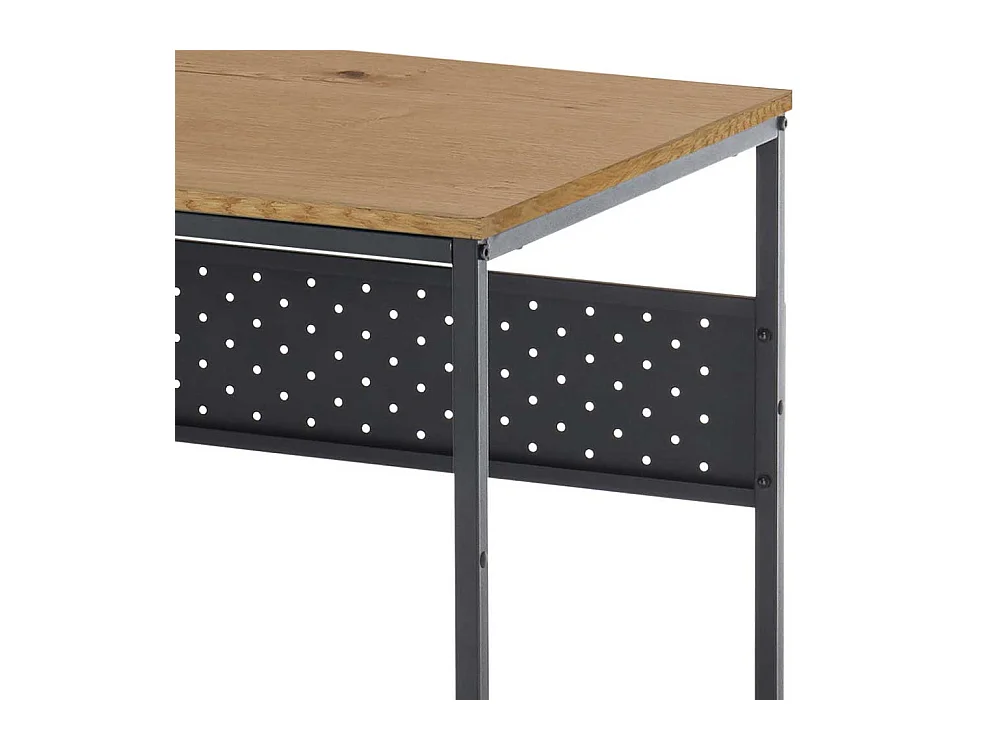 Bürotisch im Industry und Loft Stil Metall Bügelgestell