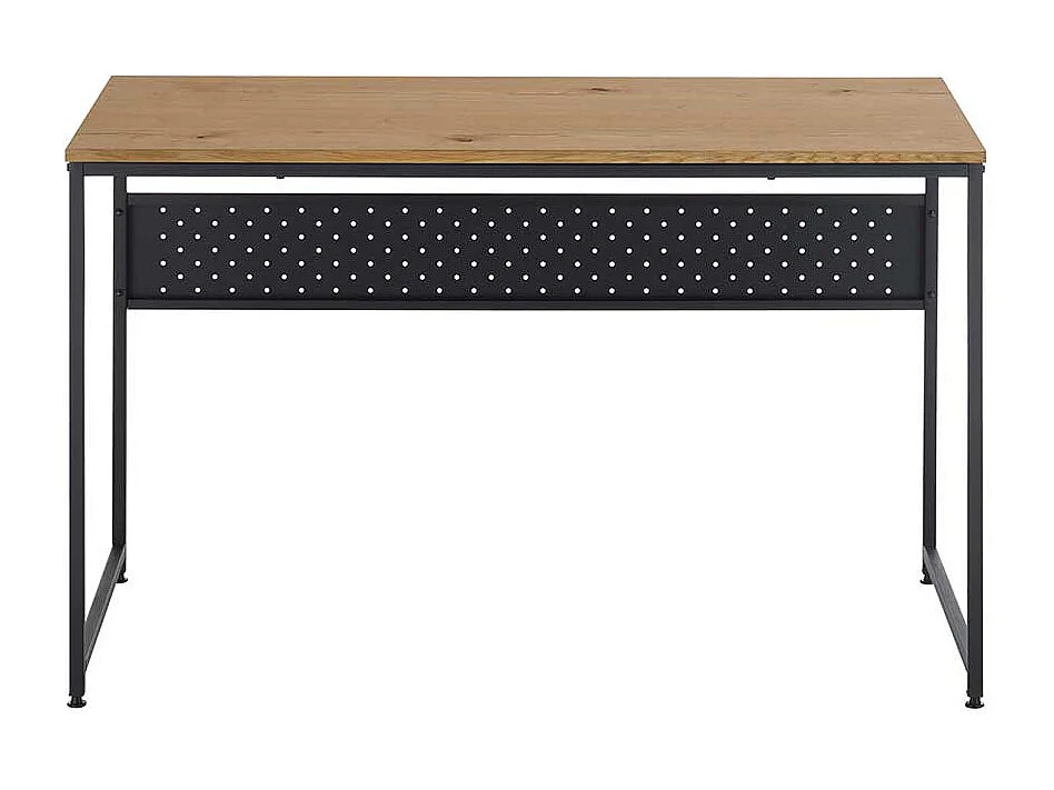 Bürotisch im Industry und Loft Stil Metall Bügelgestell