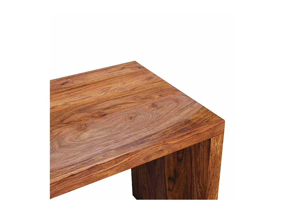 Bürotisch aus Sheesham Massivholz lackiert