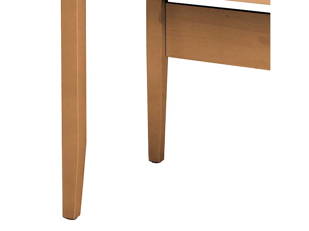 Konsolentisch oder Schreibtisch in Grau und Kiefer Laugenfarben Landhausstil