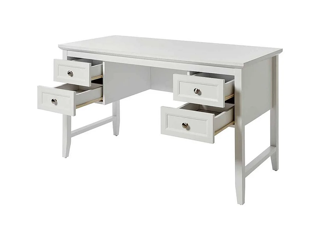 Schreibtisch Bürotisch mit vier Schubladen im Landhausstil