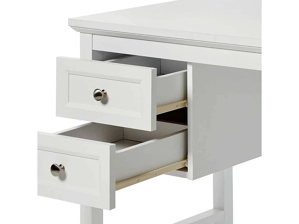 Schreibtisch Bürotisch mit vier Schubladen im Landhausstil