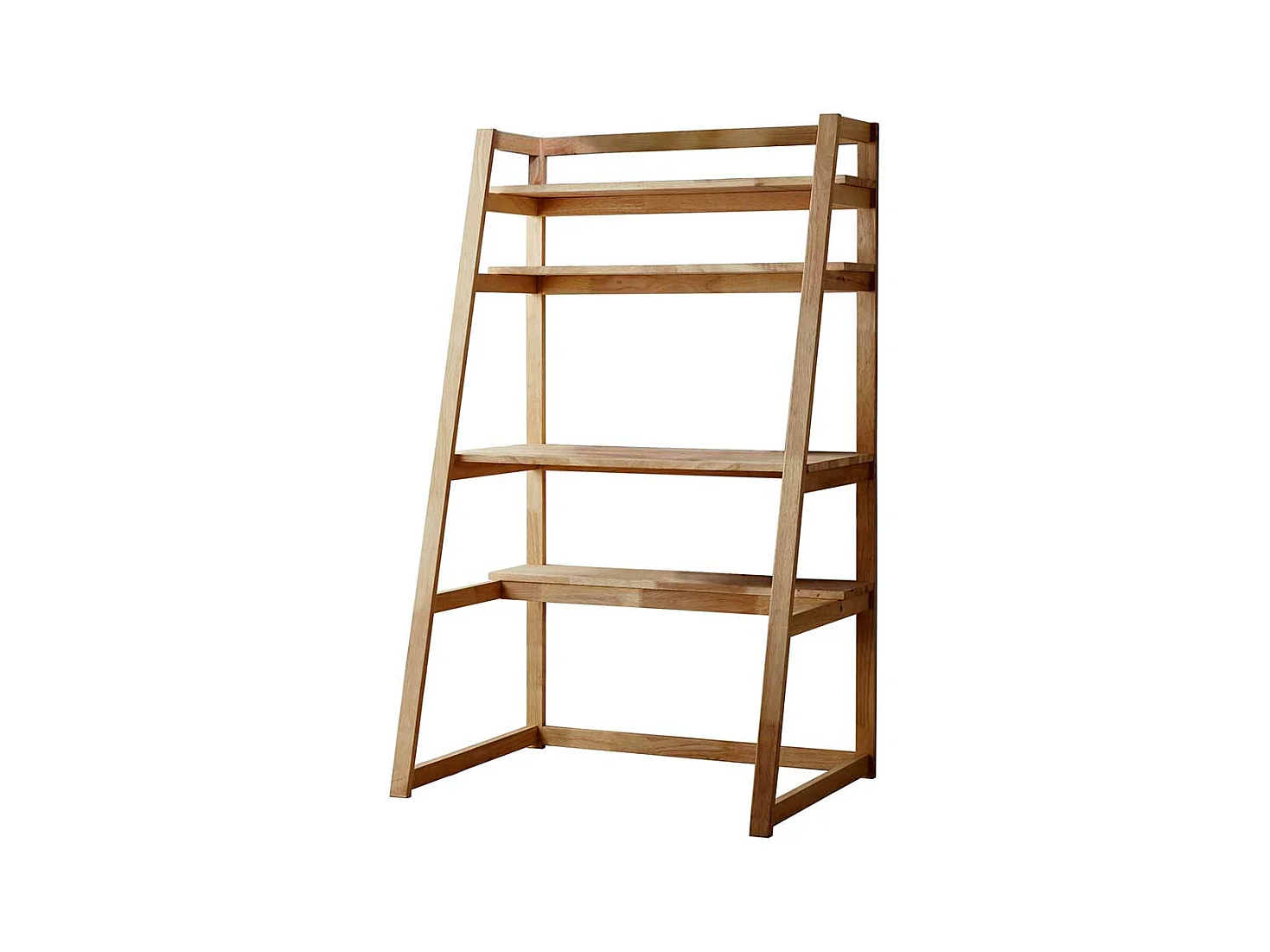 Design Schreibtisch aus Massivholz Druckerablage (zweiteilig)