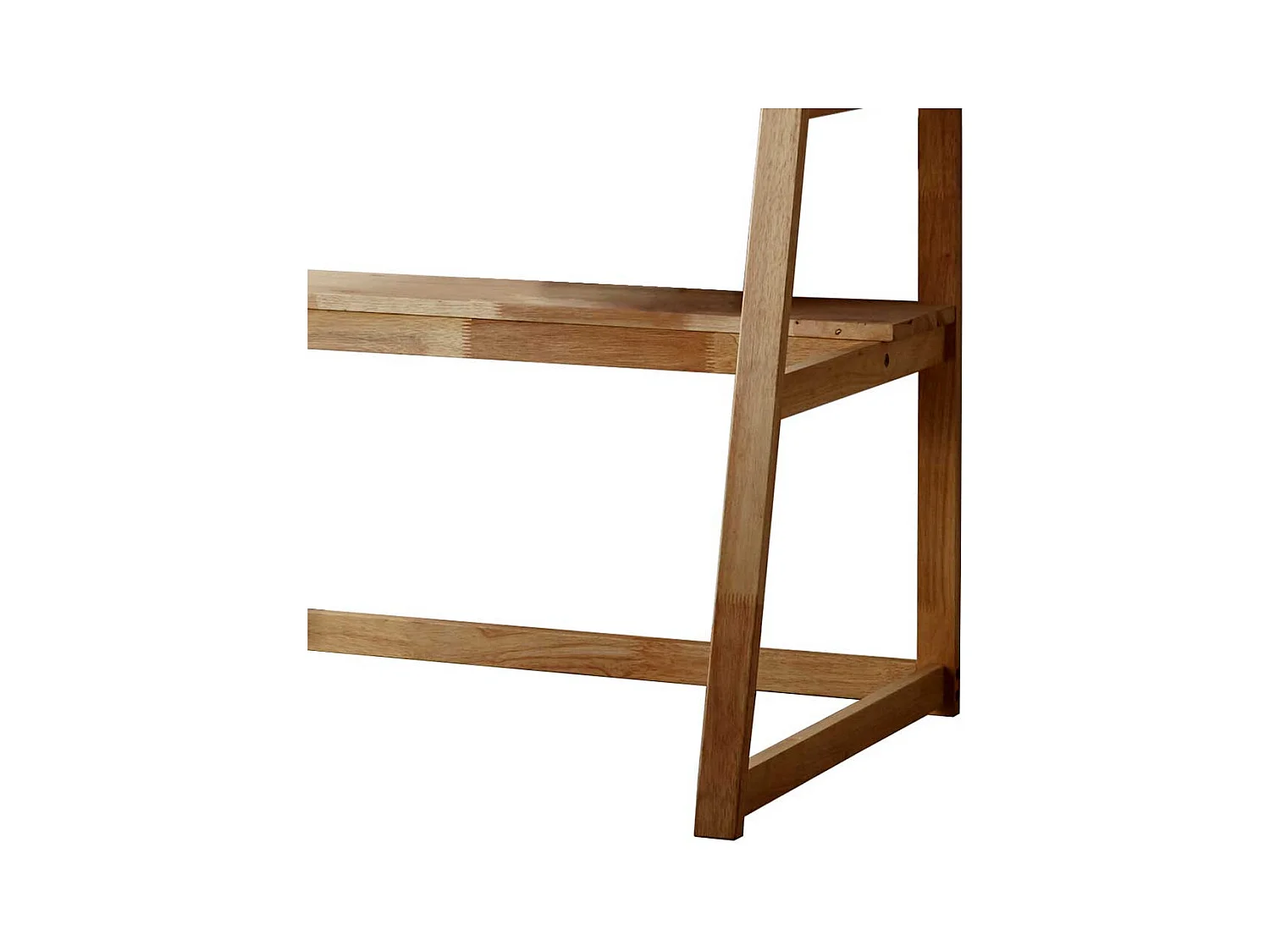 Design Schreibtisch aus Massivholz Druckerablage (zweiteilig)