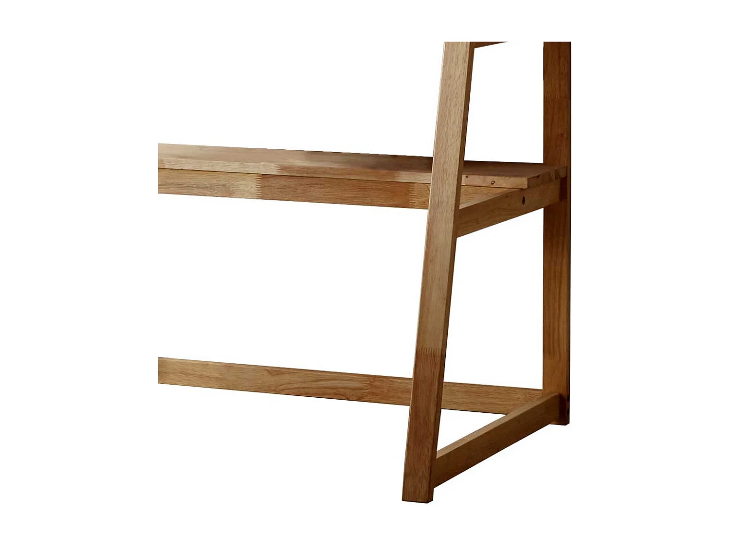 Design Schreibtisch aus Massivholz Druckerablage (zweiteilig)