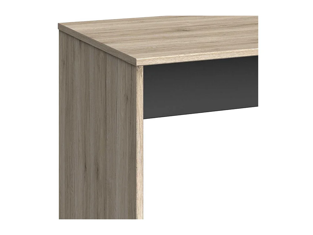 Edv Tisch in Eiche San Remo Dunkelgrau