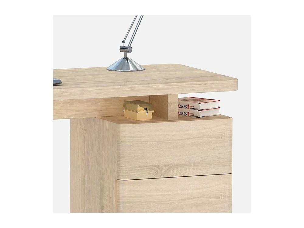 Schreibtisch in Sonoma Eiche 120 cm breit