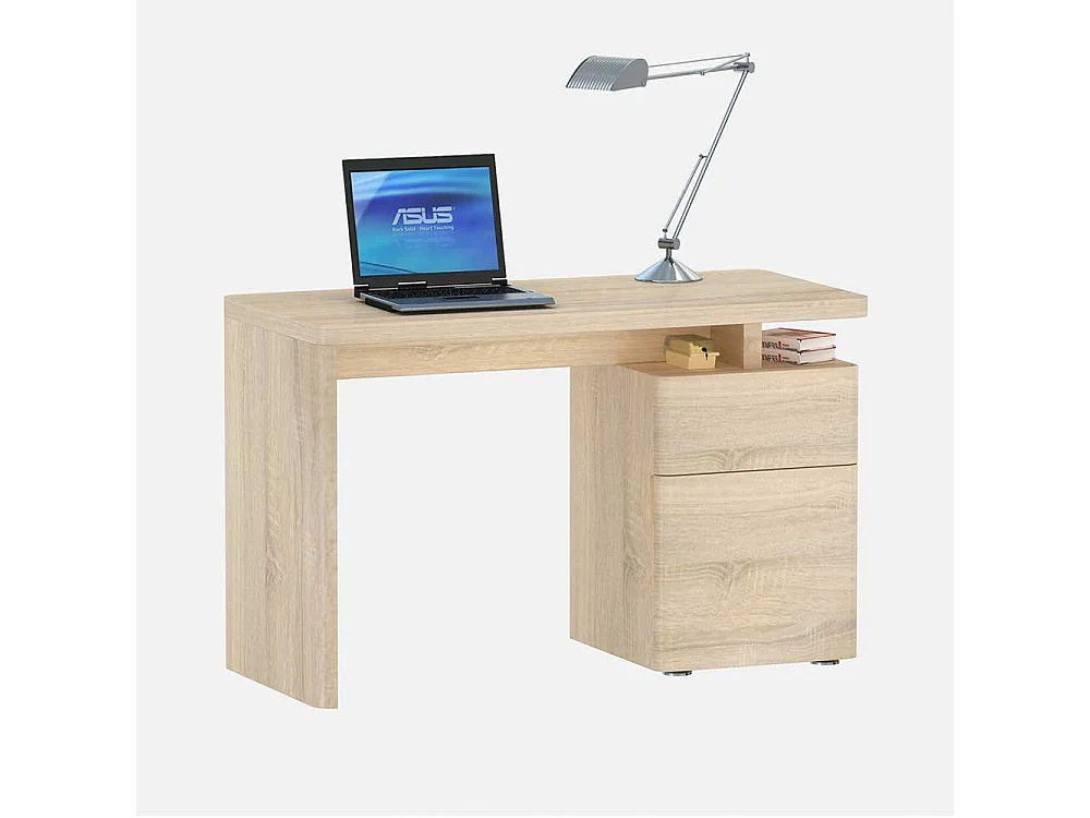 Schreibtisch in Sonoma Eiche 120 cm breit