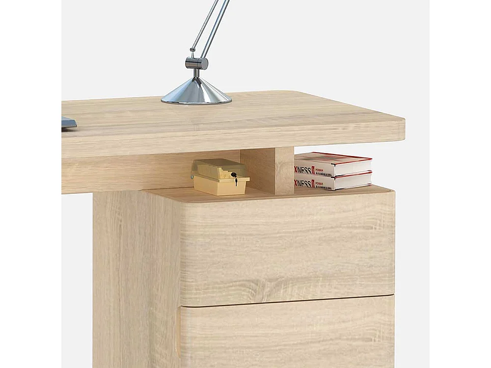 Schreibtisch in Sonoma Eiche 120 cm breit