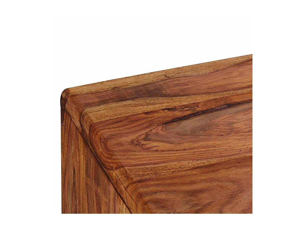 Bürotisch aus Sheesham Massivholz lackiert