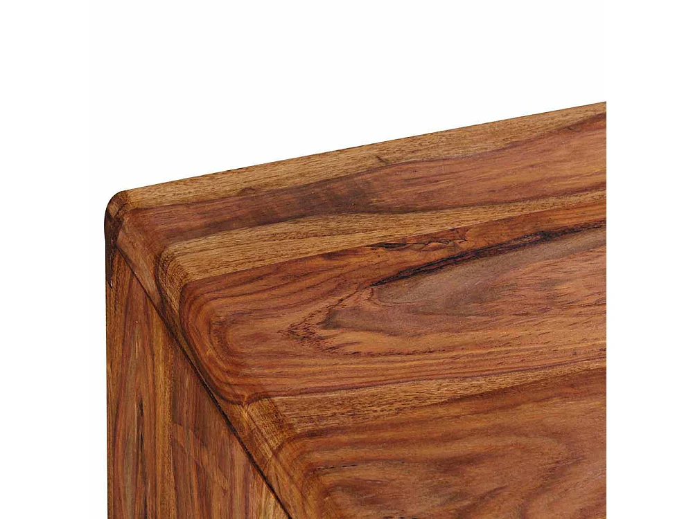 Bürotisch aus Sheesham Massivholz lackiert