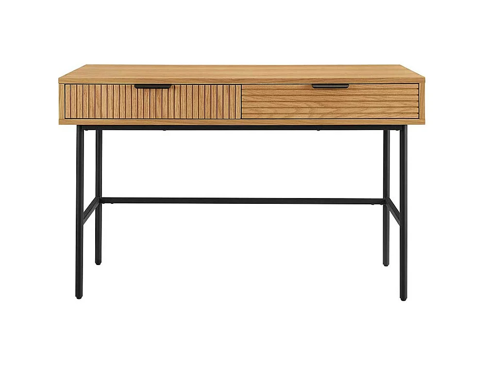 Jugendschreibtisch im Skandi Design Vierfußgestell aus Metall