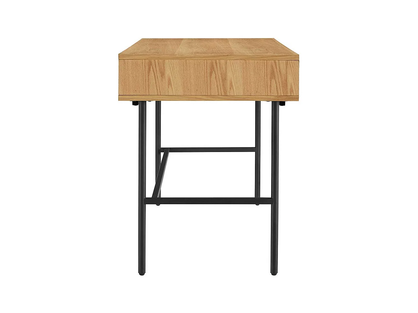 Jugendschreibtisch im Skandi Design Vierfußgestell aus Metall