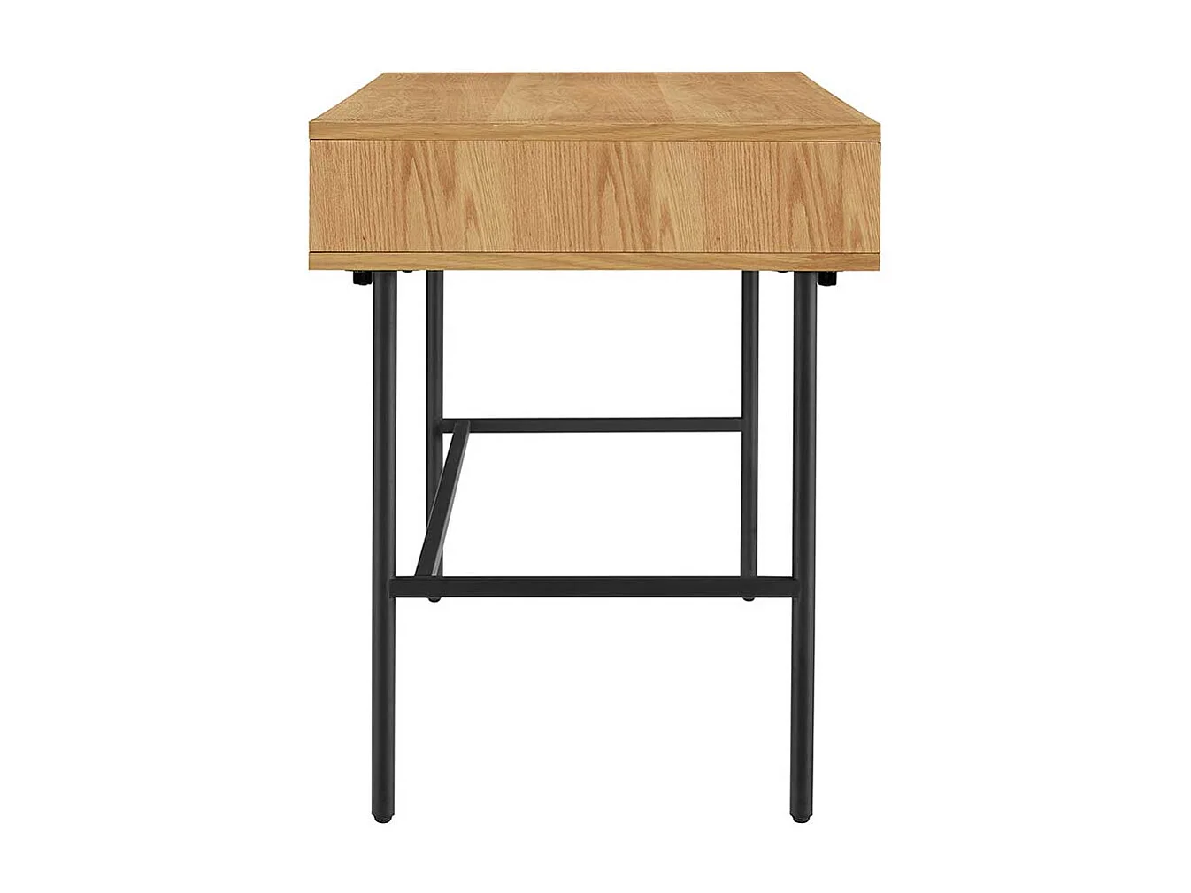 Jugendschreibtisch im Skandi Design Vierfußgestell aus Metall