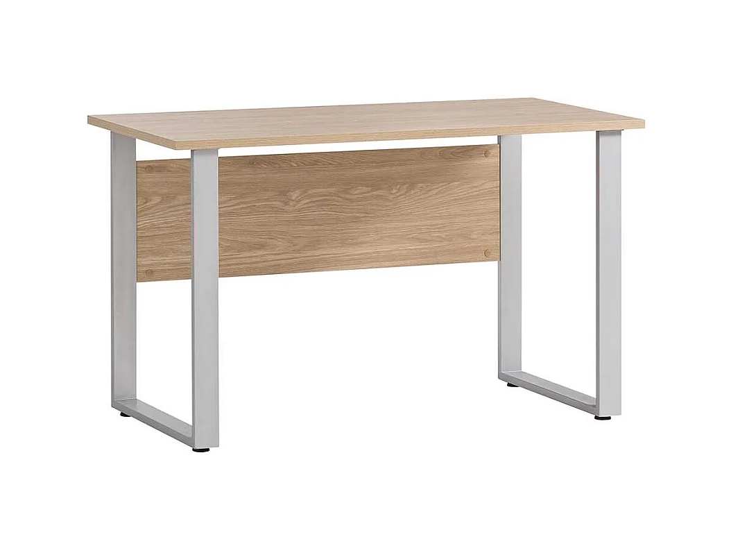 Schreibtisch Bürotisch in Eiche hell mit Holzwerkstoff Oberfläche