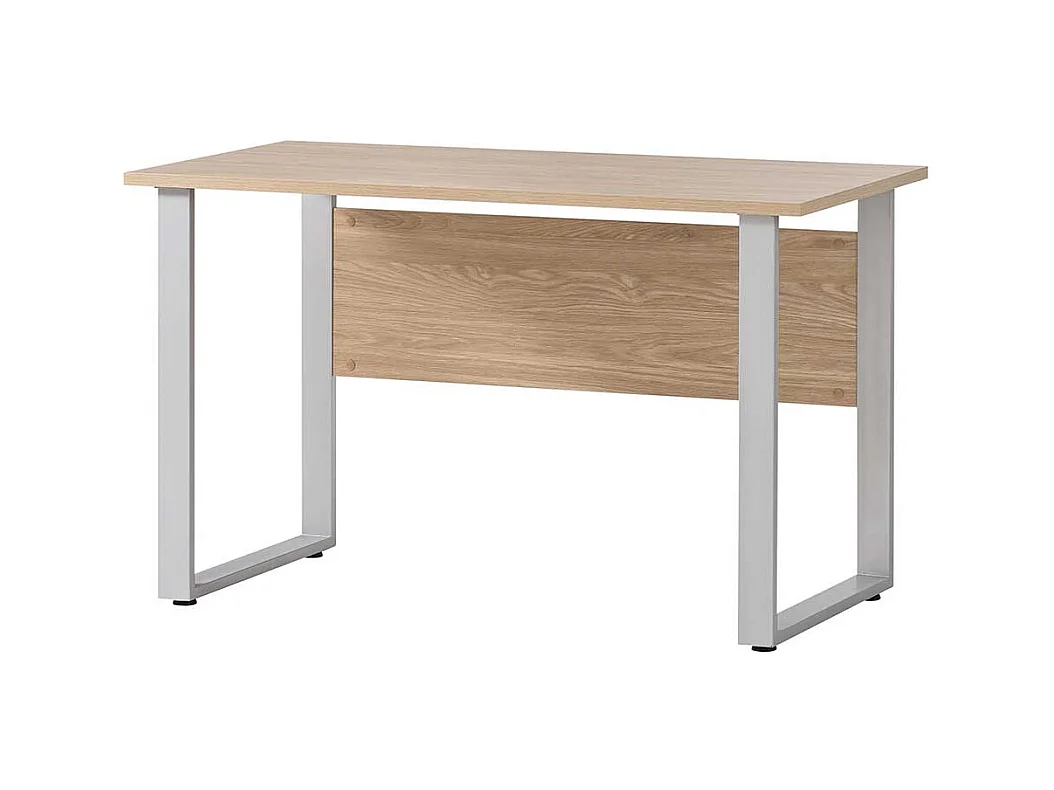 Schreibtisch Bürotisch in Eiche hell mit Holzwerkstoff Oberfläche
