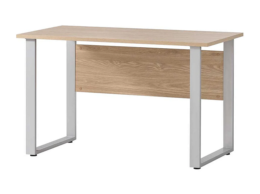 Schreibtisch Bürotisch in Eiche hell mit Holzwerkstoff Oberfläche