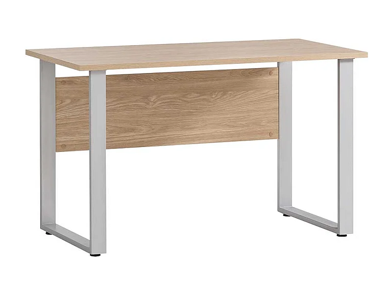 Schreibtisch Bürotisch in Eiche hell mit Holzwerkstoff Oberfläche