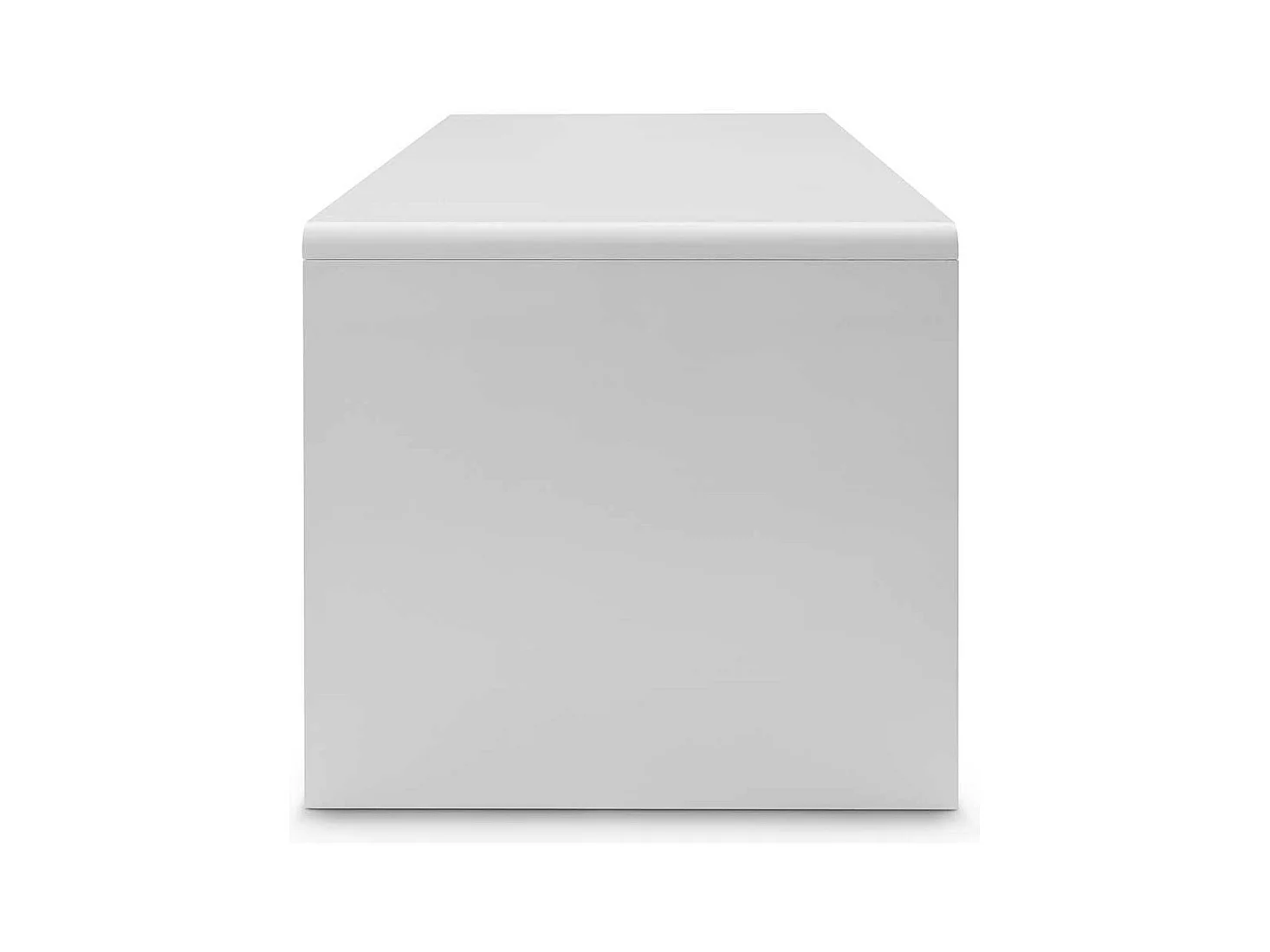 Wangen Schreibtisch in Hochglanz Weiss lackiert