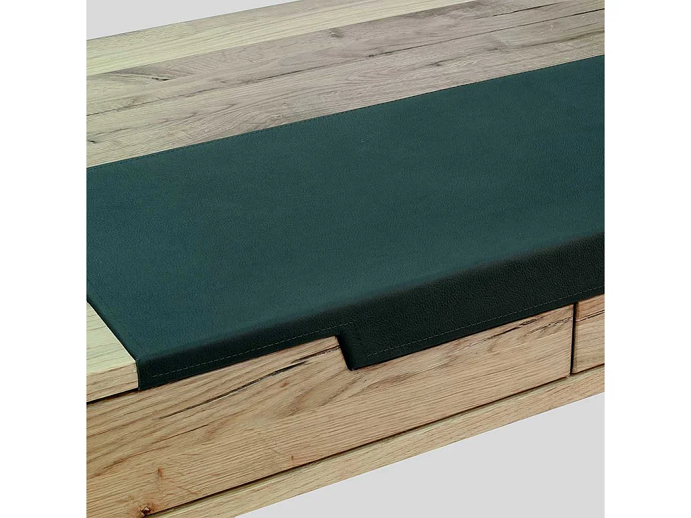 Holz Schreibtisch aus Asteiche Massivholz Bianco gebürstet und geölt