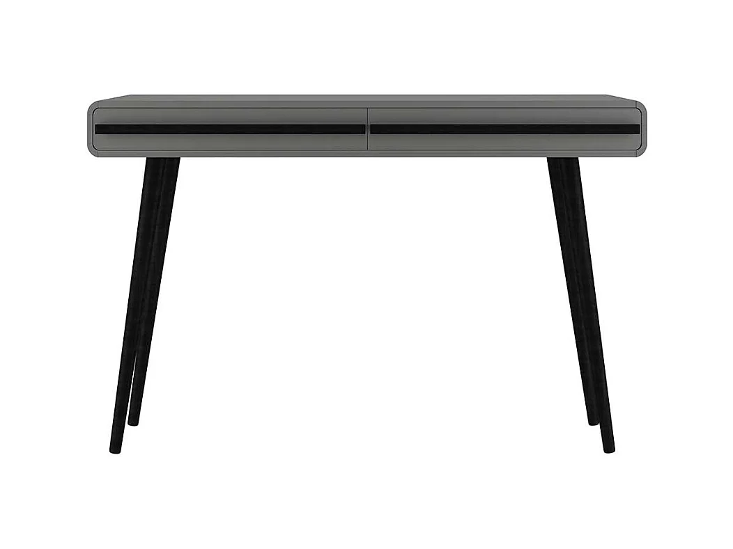 Schreibtisch Bürotisch in Grau und Schwarz