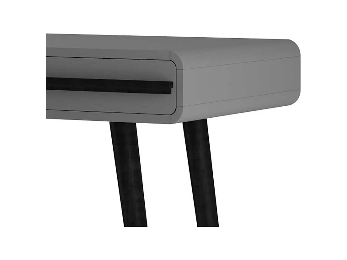 Schreibtisch Bürotisch in Grau und Schwarz