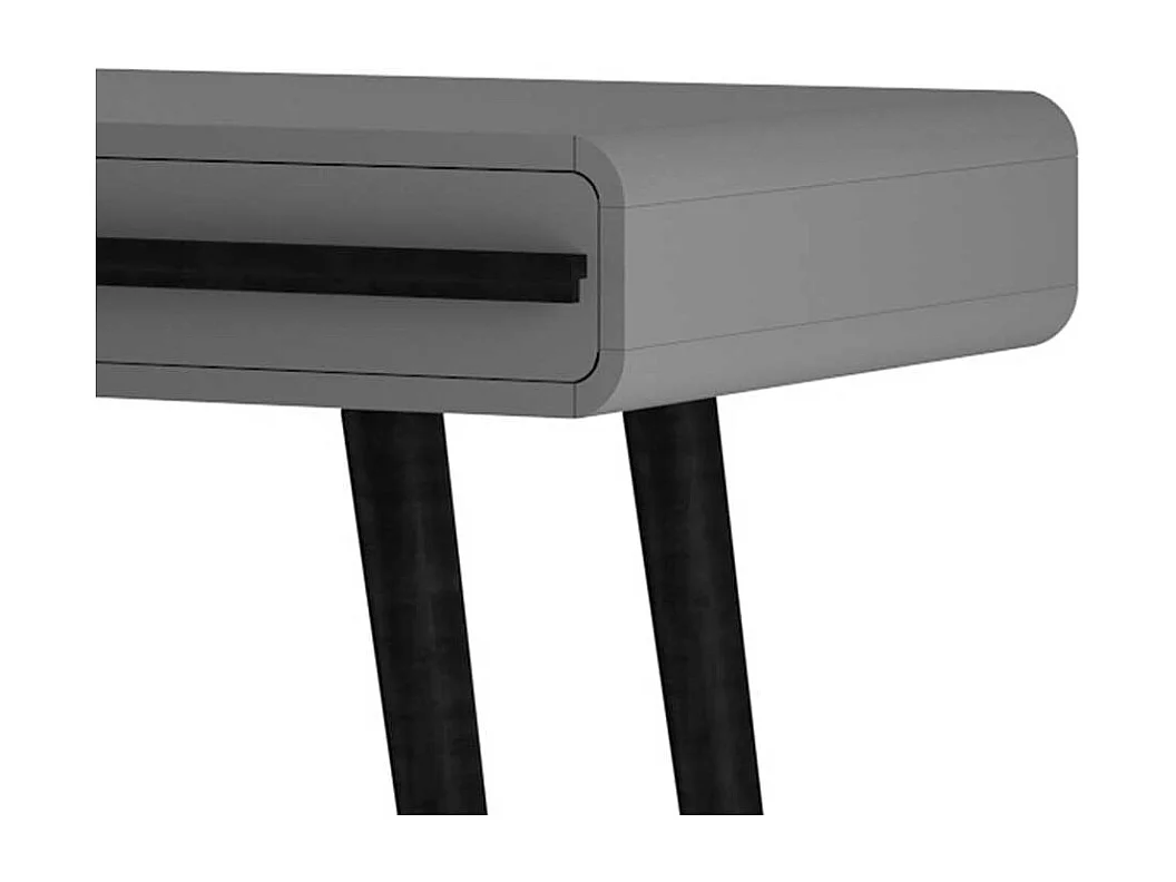 Schreibtisch Bürotisch in Grau und Schwarz