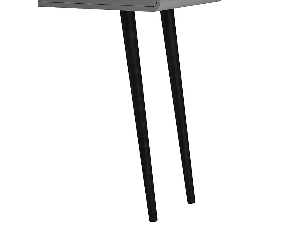 Schreibtisch Bürotisch in Grau und Schwarz