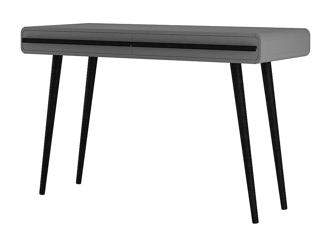 Schreibtisch Bürotisch in Grau und Schwarz