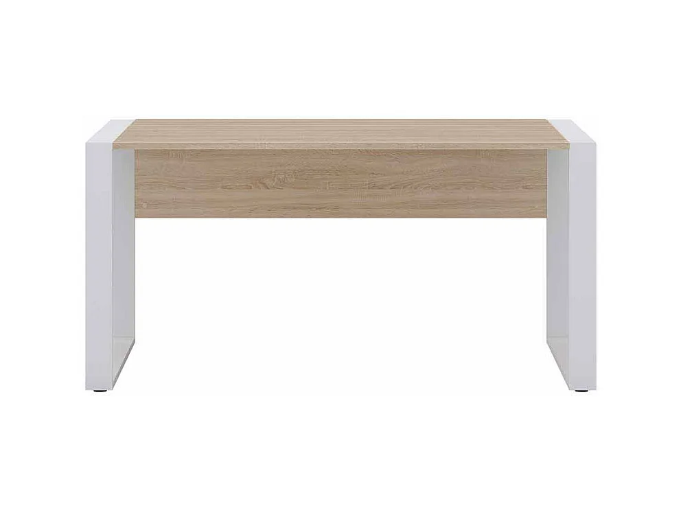 Computer Schreibtisch in Sonoma Eiche Wei�